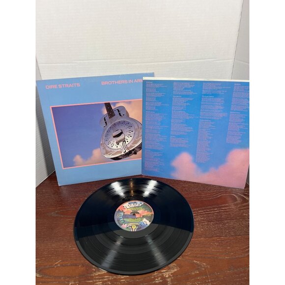 Dire Straits "Brothers In Arms" Vinyl Record Album 1985 Vertigo LP With Lyrics I - Picture 1 of 4